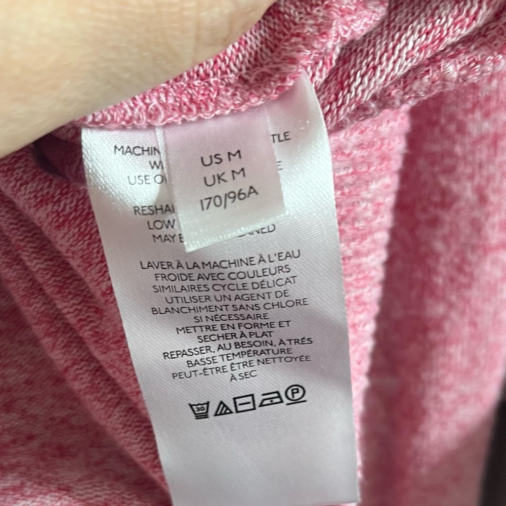 Anthropologie Maeve‎ Laney Sweater Women’s Size Medium Pink Mockneck Cozy Casual - Picture 8 of 10